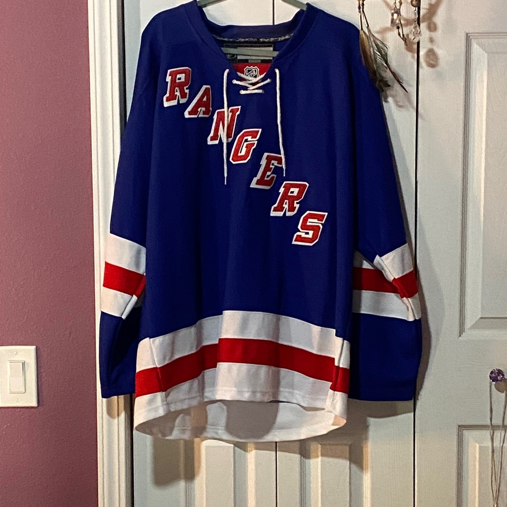 CCM Blue Authentic Hockey Jersey